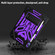 iPad 10th Gen 10.9 2022 Bumblebee Silicone + PC Shockproof Tablet Case with Holder - Black Purple
