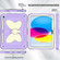 iPad 10th Gen 10.9 2022 Butterfly Kickstand Heavy Duty Hard Rugged Tablet Case - Gream Light Purple