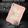 iPad 10th Gen 10.9 2022 Butterfly Kickstand Heavy Duty Hard Rugged Tablet Case - Gream Rose Pink