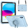 iPad 10th Gen 10.9 2022 Butterfly Kickstand Heavy Duty Hard Rugged Tablet Case - Ice Blue