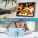 iPad 10th Gen 10.9 2022 Butterfly Kickstand Heavy Duty Hard Rugged Tablet Case - Ice Blue