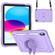 iPad 10th Gen 10.9 2022 Butterfly Kickstand Heavy Duty Hard Rugged Tablet Case - Light Purple