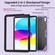 iPad 10th Gen 10.9 2022 Butterfly Kickstand Heavy Duty Hard Rugged Tablet Case - Light Purple