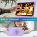 iPad 10th Gen 10.9 2022 Butterfly Kickstand Heavy Duty Hard Rugged Tablet Case - Light Purple