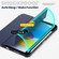 iPad 10th Gen 10.9 2022 Carbon Fiber Leather Smart Tablet Case - Navy Blue iPad 10th Gen 10.9 2022 Carbon Fiber Leather Smart Tablet Case - Navy Blue