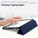 iPad 10th Gen 10.9 2022 Carbon Fiber Leather Smart Tablet Case - Navy Blue iPad 10th Gen 10.9 2022 Carbon Fiber Leather Smart Tablet Case - Navy Blue