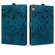 iPad 10th Gen 10.9 2022 Cartoon Sakura Cat Embossed Smart Leather Tablet Case - Blue