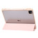 iPad 10th Gen 10.9 2022 Clear Acrylic 3-Fold Leather Tablet Case - Yellow