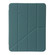 iPad 10th Gen 10.9 2022 Clear Acrylic Deformation Leather Tablet Case - Dark Green