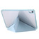 iPad 10th Gen 10.9 2022 Clear Acrylic Deformation Leather Tablet Case - Ice Blue