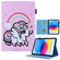 iPad 10th Gen 10.9 2022 Colored Drawing Leather Smart Tablet Case - Rainbow Unicorn