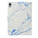 iPad 10th Gen 10.9 2022 Colored Drawing Pattern Flip Leather Smart Tablet Case - White Marble