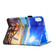 iPad 10th Gen 10.9 2022 Colored Drawing Stitching Smart Leather Tablet Case - Blue Sky Starfish