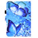 iPad 10th Gen 10.9 2022 Colored Drawing Stitching Smart Leather Tablet Case - Butterflies