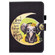 iPad 10th Gen 10.9 2022 Colored Drawing Stitching Smart Leather Tablet Case - Moon Baby Elephant