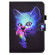 iPad 10th Gen 10.9 2022 Colored Drawing Stitching Smart Leather Tablet Case - Super Cat