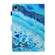 iPad 10th Gen 10.9 2022 Coloured Drawing Stitching Smart Leather Tablet Case - Blue Marble
