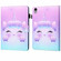 iPad 10th Gen 10.9 2022 Coloured Drawing Stitching Smart Leather Tablet Case - One Horned Cat