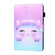iPad 10th Gen 10.9 2022 Coloured Drawing Stitching Smart Leather Tablet Case - One Horned Cat