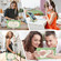 iPad 10th Gen 10.9 2022 Contrast Color Robot Shockproof Silicon + PC Tablet Protective Case - Matcha Green+Beige