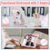 iPad 10th Gen 10.9 2022 Contrast Color Robot Silicone + PC Tablet Cas - Rose Gold