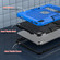 iPad 10th Gen 10.9 2022 Contrast Color Robot Silicone + PC Tablet Protective Case - Dark Blue Black