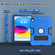 iPad 10th Gen 10.9 2022 Contrast Color Robot Silicone + PC Tablet Protective Case - Dark Blue Black