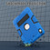 iPad 10th Gen 10.9 2022 Contrast Color Robot Silicone + PC Tablet Protective Case - Dark Blue Black