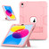 iPad 10th Gen 10.9 2022 Contrast Color Silicone + PC Tablet Case with Holder - Rose Gold