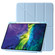 iPad 10th Gen 10.9 2022 Deformation Transparent Acrylic Leather Tablet Case - Sky Blue