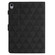 iPad 10th Gen 10.9 2022 Diamond Texture Embossed Leather Smart Tablet Case - Black
