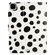 iPad 10th Gen 10.9 2022 Dot Pattern Leather Smart Tablet Case - White Black