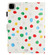 iPad 10th Gen 10.9 2022 Dot Pattern Leather Smart Tablet Case - White Colorful Dot