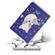 iPad 10th Gen 10.9 2022 Electric Pressed Colored Drawing Smart Leather Tablet Case - Arctic Fox