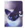 iPad 10th Gen 10.9 2022 Electric Pressed Colored Drawing Smart Leather Tablet Case - Blue Eyed Cat