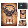 iPad 10th Gen 10.9 2022 Electric Pressed Colored Drawing Smart Leather Tablet Case - Dog