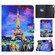 iPad 10th Gen 10.9 2022 Electric Pressed Colored Drawing Smart Leather Tablet Case - Eiffel Tower