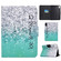 iPad 10th Gen 10.9 2022 Electric Pressed Colored Drawing Smart Leather Tablet Case - Green Quicksand