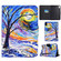 iPad 10th Gen 10.9 2022 Electric Pressed Colored Drawing Smart Leather Tablet Case - Watercolor Tree