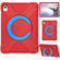 iPad 10th Gen 10.9 2022 EVA + PC Tablet Protective Case with 360 Rotating Bracket - Red+Blue