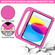 iPad 10th Gen 10.9 2022 Handle Portable EVA Shockproof Tablet Case - Rose Red