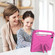 iPad 10th Gen 10.9 2022 Handle Portable EVA Shockproof Tablet Case - Rose Red