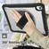 iPad 10th Gen 10.9 2022 Heavy Duty Hybrid Tablet Case with Handle & Strap - Black