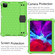 iPad 10th Gen 10.9 2022 Honeycomb Design EVA + PC Anti Falling Tablet Protective Case - Green+Black