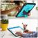 iPad 10th Gen 10.9 2022 Honeycomb Hand Grip Turntable Stand Tablet Case - Light Blue