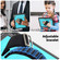 iPad 10th Gen 10.9 2022 Honeycomb Hand Grip Turntable Stand Tablet Case - Light Blue