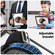 iPad 10th Gen 10.9 2022 Honeycomb Hand Grip Turntable Stand Tablet Case - Transparent