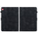 iPad 10th Gen 10.9 2022 Lily Embossed Leather Smart Tablet Case - Black iPad 10th Gen 10.9 2022 Lily Embossed Leather Smart Tablet Case - Black