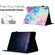 iPad 10th Gen 10.9 2022 Marble Litchi Leather Smart Tablet Case - Purple Blue