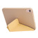 iPad 10th Gen 10.9 2022 Millet Texture PU + Silicone 3-folding Leather Tablet Case - Gold